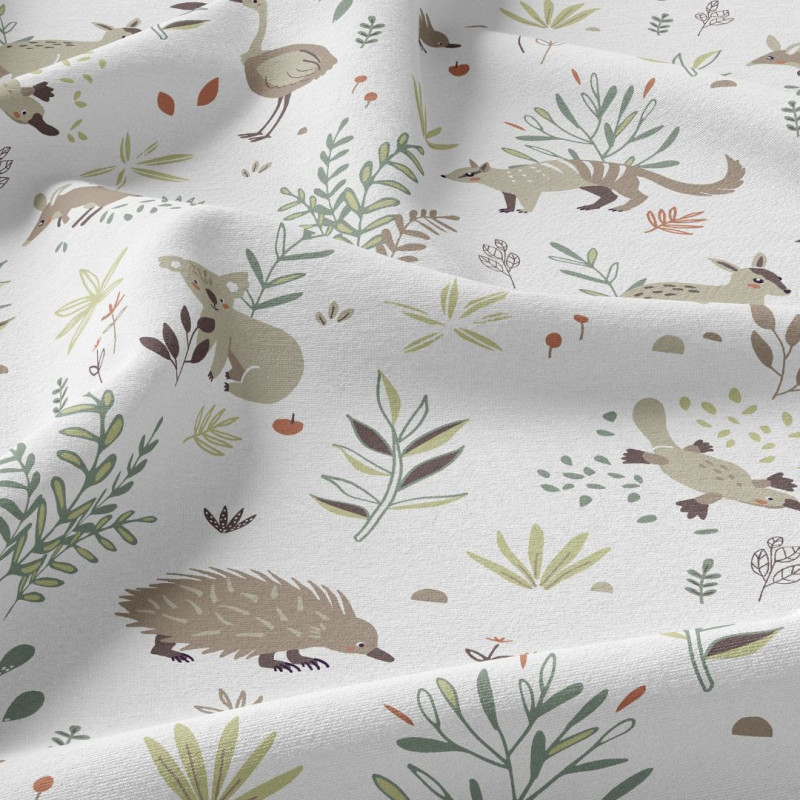 Printed Cotton AUSTRIA White / Natural Multicolored
